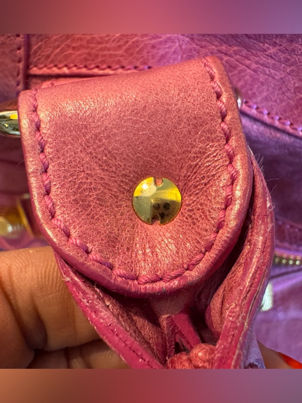 Balenciaga part time  w/ giant 31 studs in Gold Hardware - Picture 12 of 16